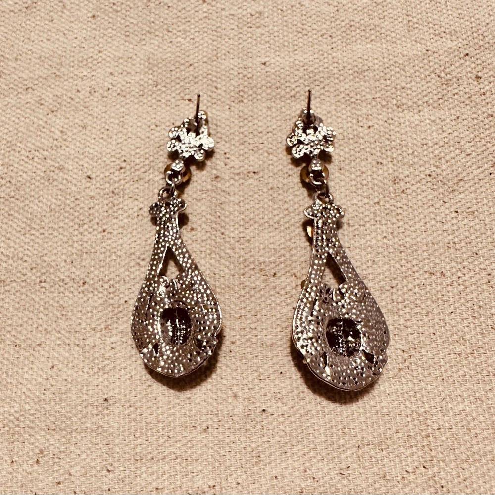 Nordstrom | Earrings | Space Chandelier Earrings | Blue - Picture 2 of 7